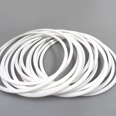 Brt White Hydraulic Ptfe Gasket Backup Ring สําหรับงานก่อสร้างปุ่มปุ่มปุ่มน้ํามัน