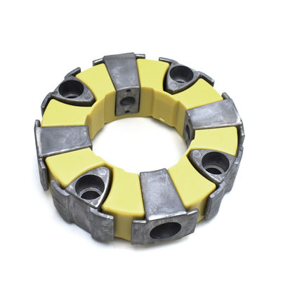 Hydraulic Pump 50H Excavator Spare Parts Coupling Machine Rubber Parts With Aluminum เครื่องบดน้ํา 50H เครื่องบดน้ํา แผ่นยาง